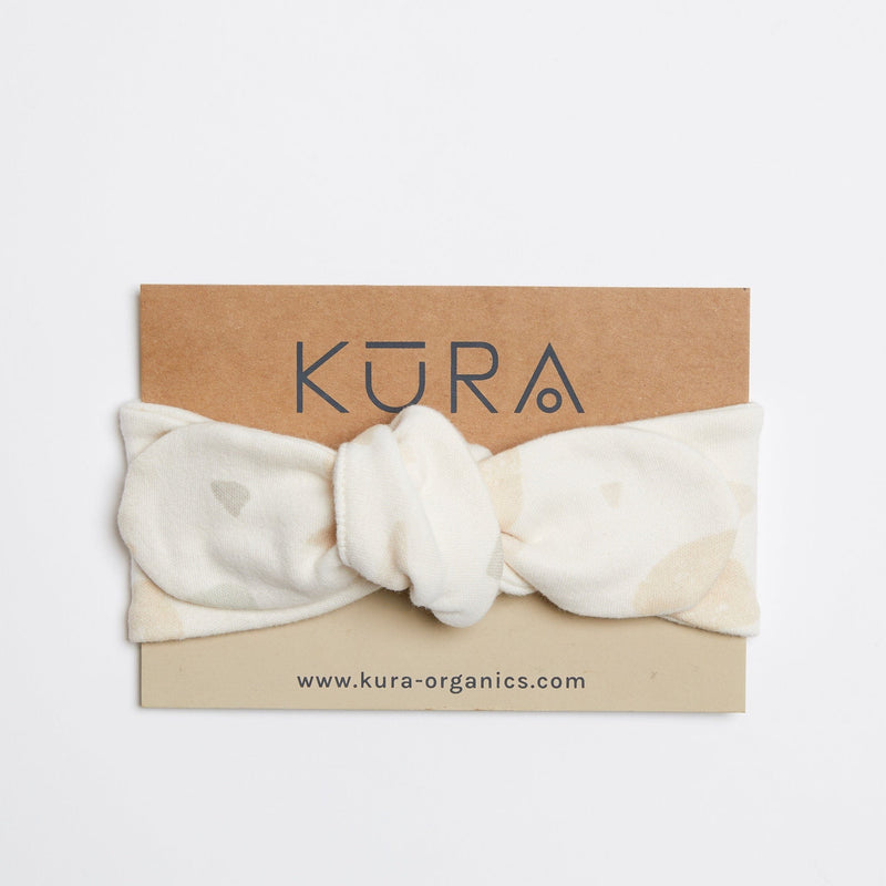 KURA Organics Headband One size Organic Jersey Top Knot Headband in Terrazo