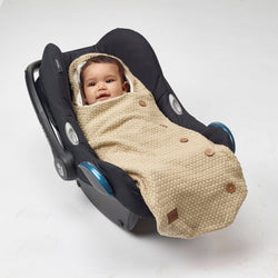 KURA Organics Organic Baby Wrap in Stone