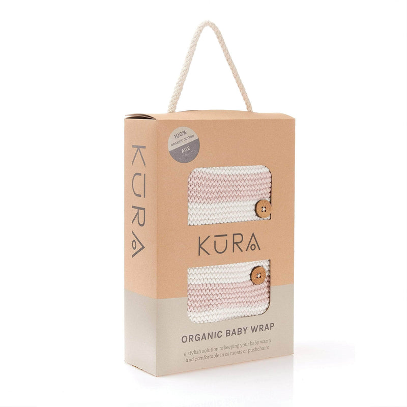 KURA Organic Baby Wrap Car Seat Blanket in Sorbet – KURA Organics